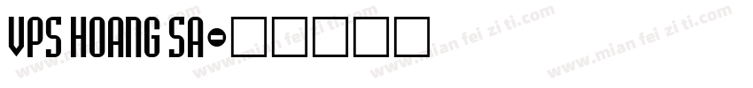 VPS Hoang Sa字体转换